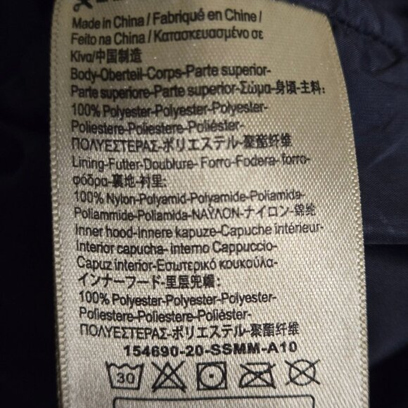 Scotch & Soda Classic Nylon Windbreaker Navy Jacket Size L - Picture 8 of 9